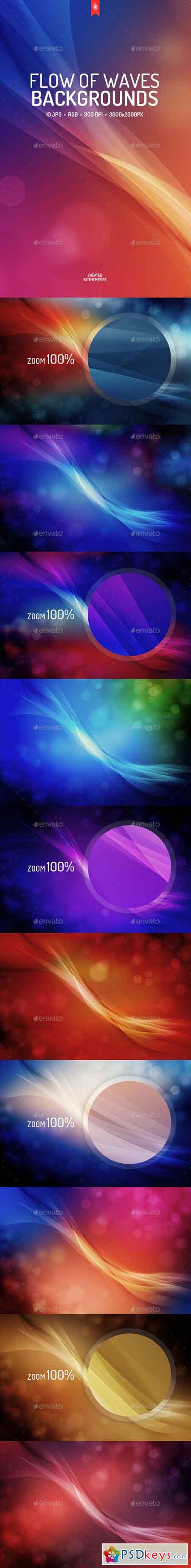 Flow of Waves Backgrounds 19170039