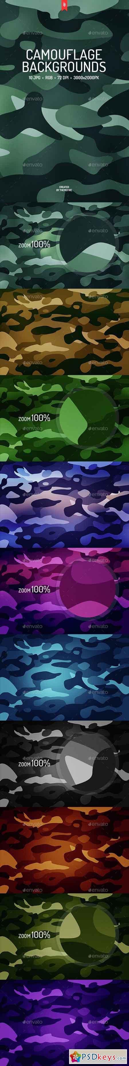 Camouflage Backgrounds 15350161