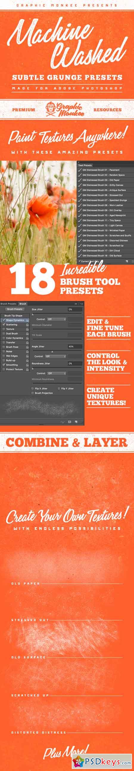 Machine Washed Brush Presets 18445007