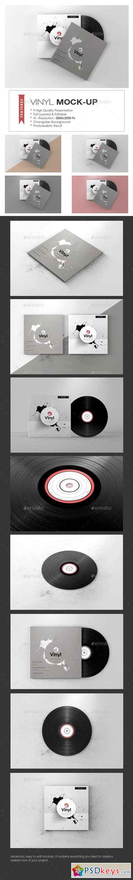 Download Vinyl Mock-up 19758502 » Free Download Photoshop Vector ...