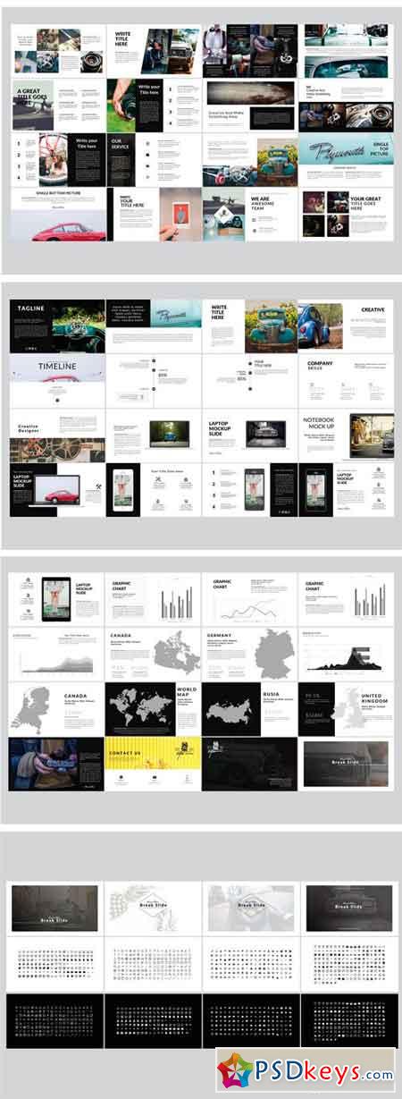Retro Style Powerpoint Template 1341441
