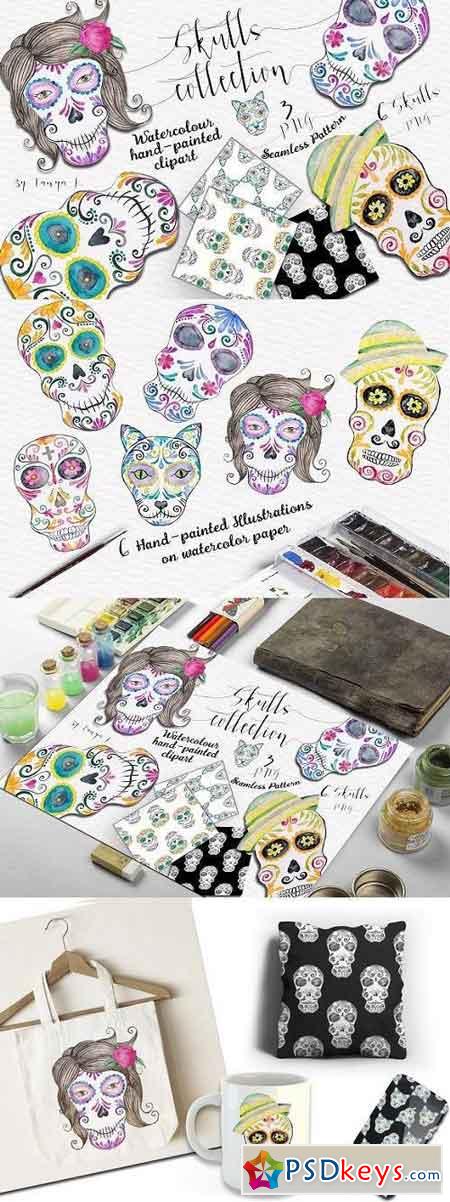 Colorful Skulls Collection 762816