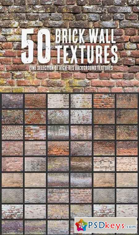 50 Brick Wall Textures 1357462