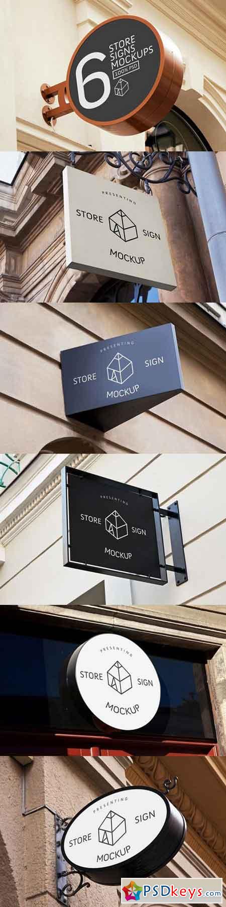 Store Signs Mock-Ups 680201
