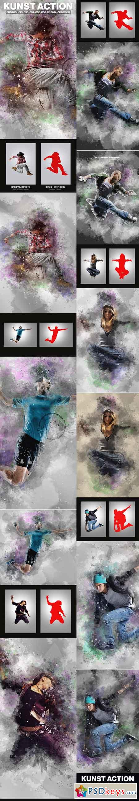 Kunst Photoshop Action 18042886