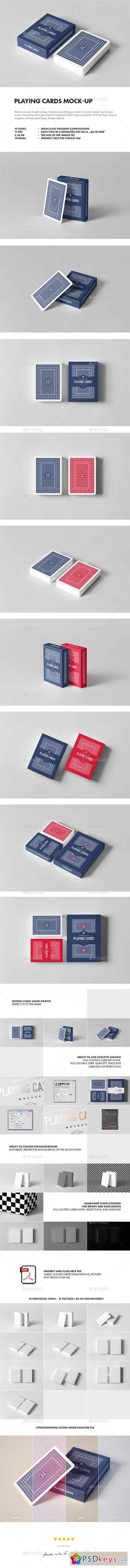 Playing Card Mock-up 19792590