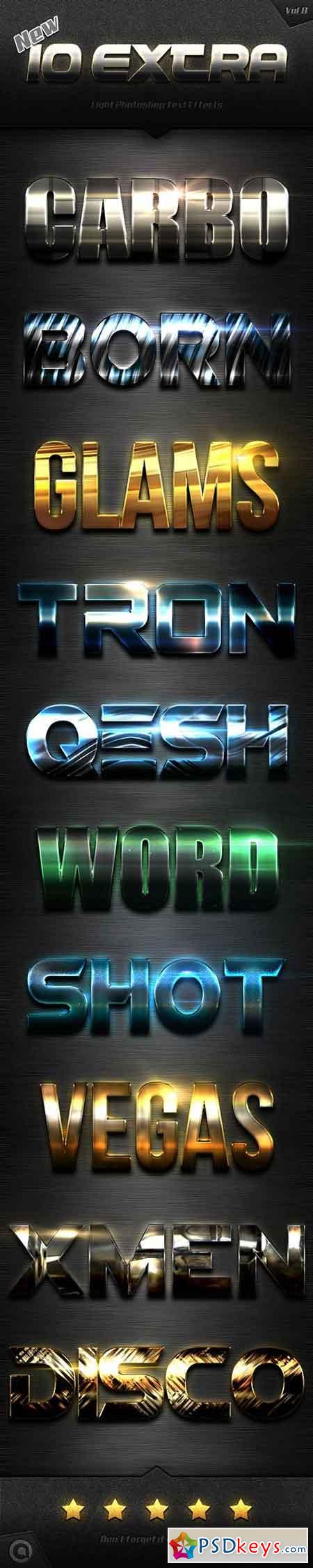New 10 Extra Light Text Effects Vol.8 19498079