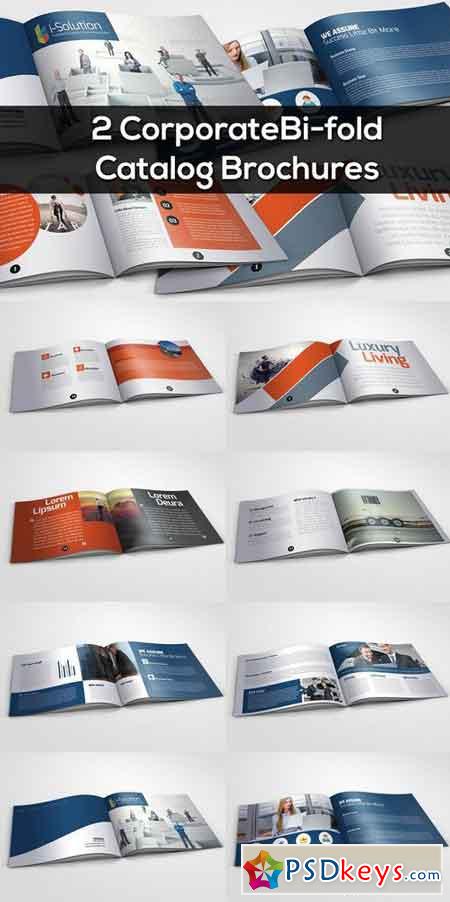 2 Bi Fold Catalog Brochure Bundle 769014