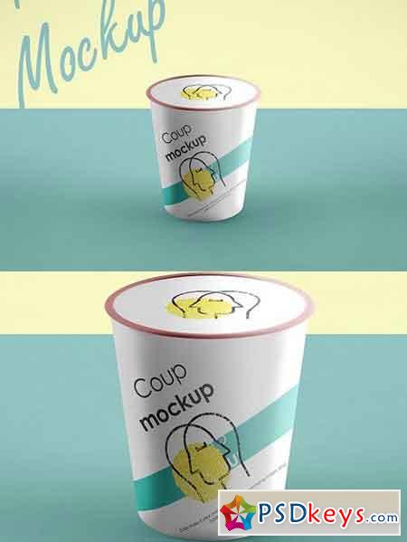 Yoghurt Cup Mock-Up 7 809144