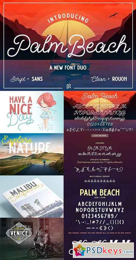 Palm Beach Font Duo 1352566