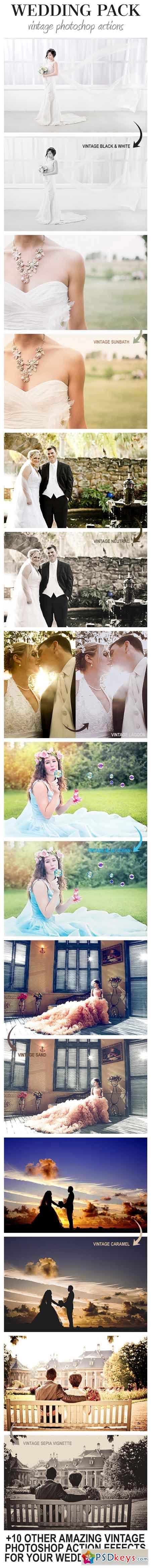 Wedding Pack - Vintage Photoshop Actions 19702270