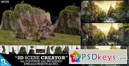 3D Scene Creator Kit 15927503 - After Effects Projects