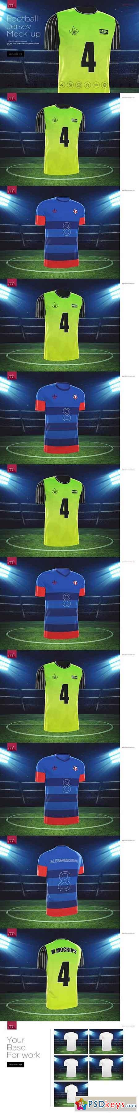 Download Football Jersey Mock-up 838423 » Free Download Photoshop ...