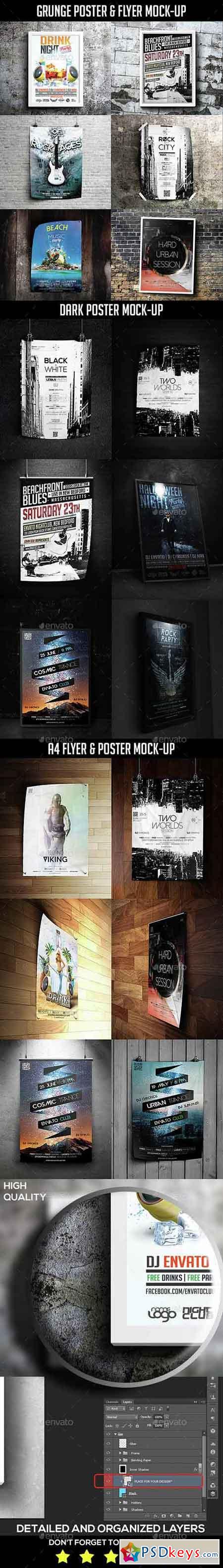 Poster Mock-Up Bundle 15368343