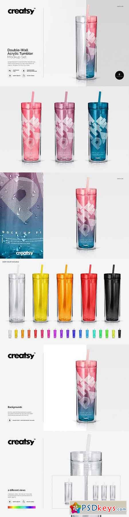 Download Double-Wall Acrylic Tumbler Mockup 1196859 » Free Download ...