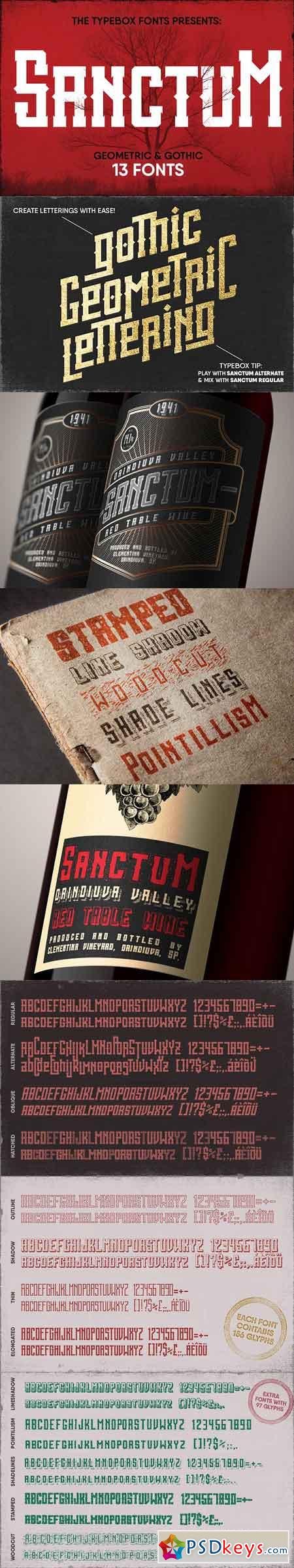 Sanctum Font Pack 1322953