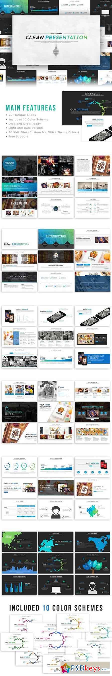 Clean PowerPoint Template 996842