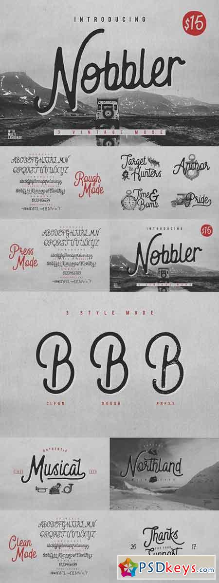 Nobbler Typeface 1273109