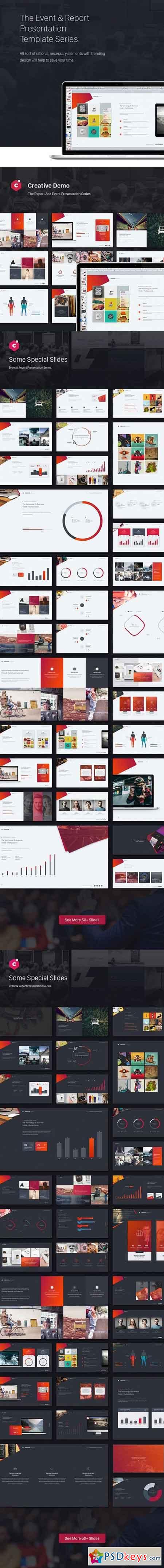 Creative Powerpoint Theme Event Report Theme Series 19381870