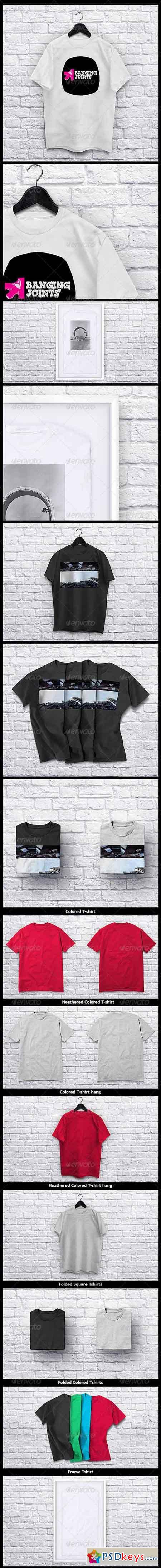 T shirt Collection Mockup 8187219