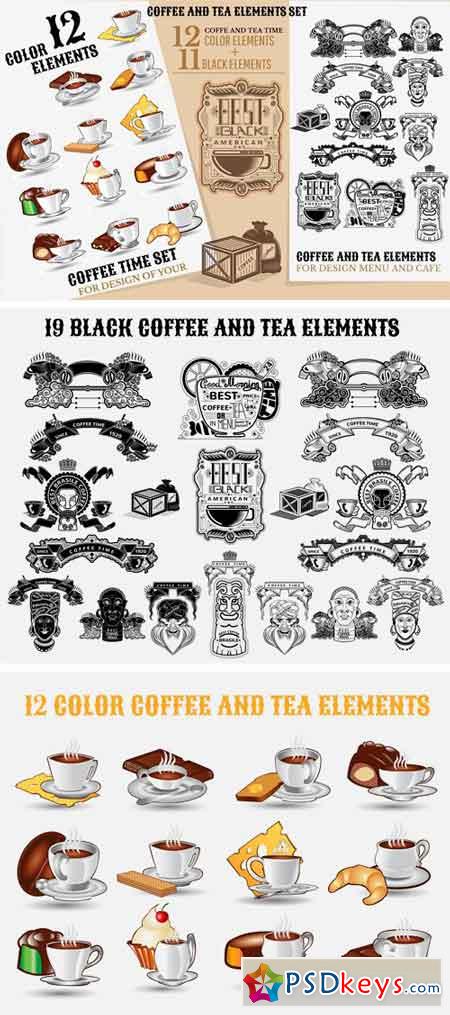 COFFEE AND TEA ELEMENTS SET 1361525