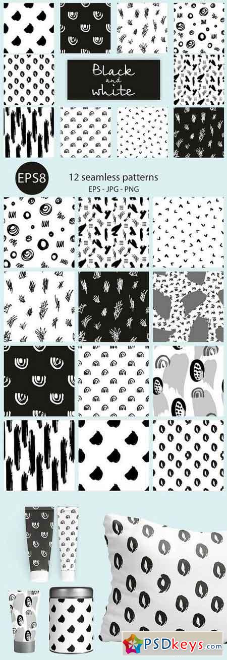 Black and white patterns 1434714
