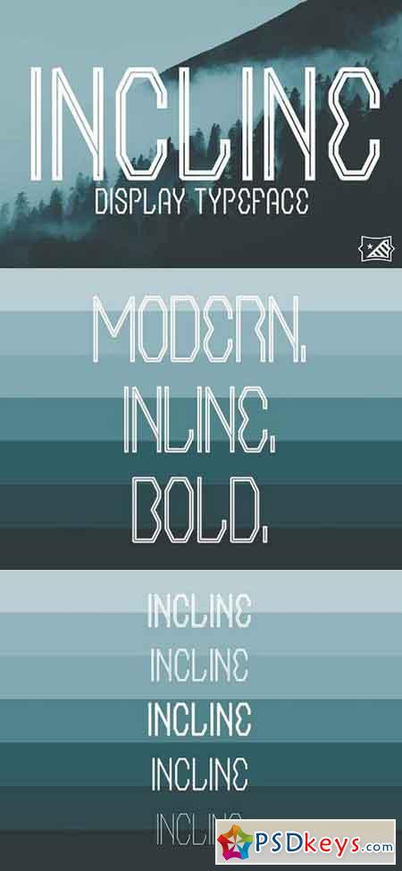 AE Incline - Display Typeface 1398947