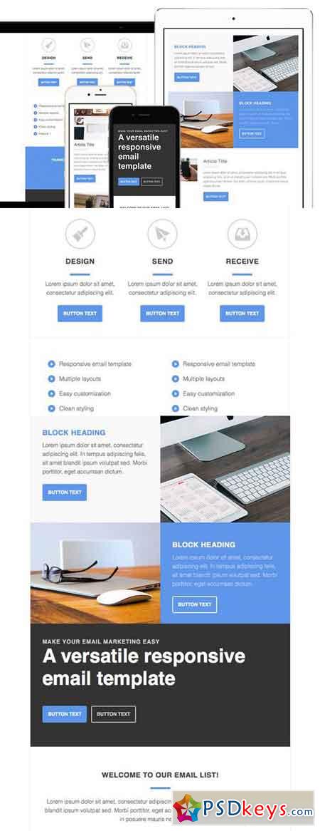 Responsive HTML Email Template 259258
