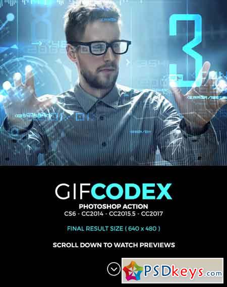 Gif Codex Photoshop Action 19859334