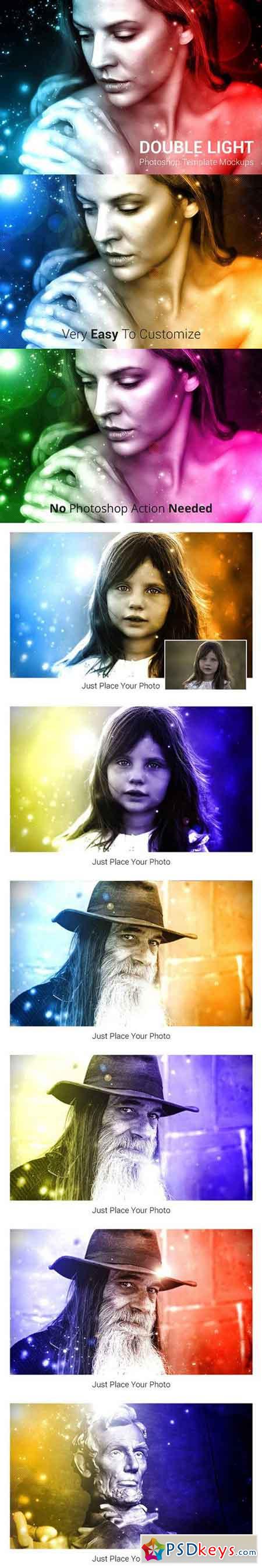 Double Light Photoshop Mock-ups 1411397