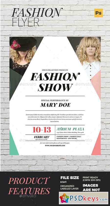 Fashion Show Flyer 19191145 » Free Download Photoshop Vector Stock ...