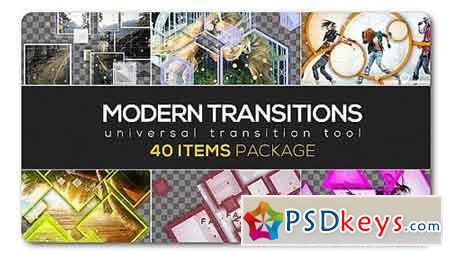 Modern Transition Pack 40 items 19830451 - After Effects Projects