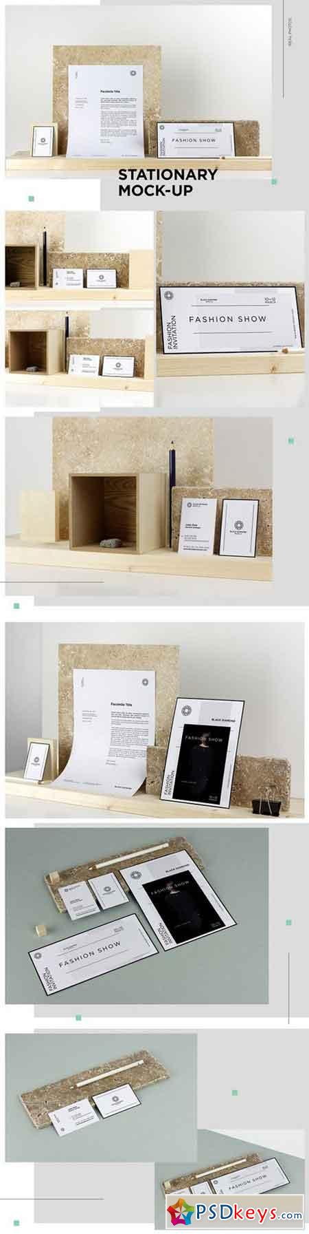 Stationary Mockup Real Photo Scens 1372249