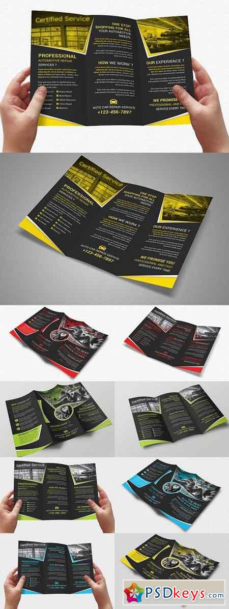 Auto Repair Service Trifold Brochure 1154741