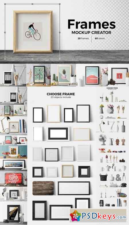 Download Frames Mockup Creator 1412661 Free Download Photoshop Vector Stock Image Via Torrent Zippyshare From Psdkeys Com