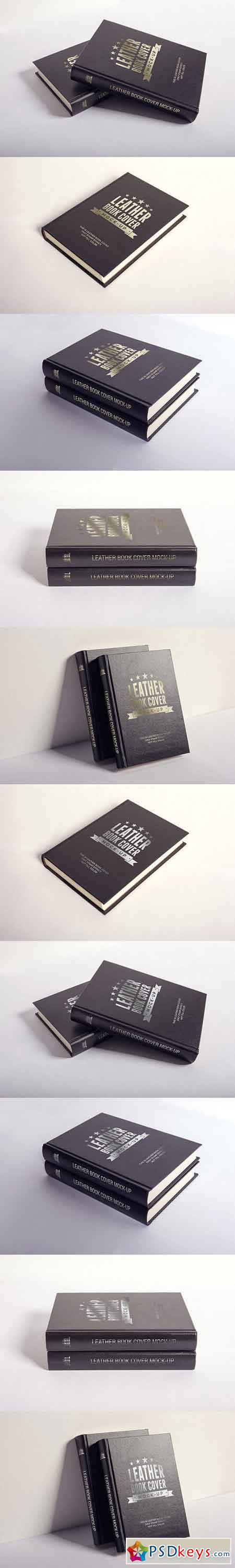 LEATHER BOOK COVER MOCK-UP 1420568
