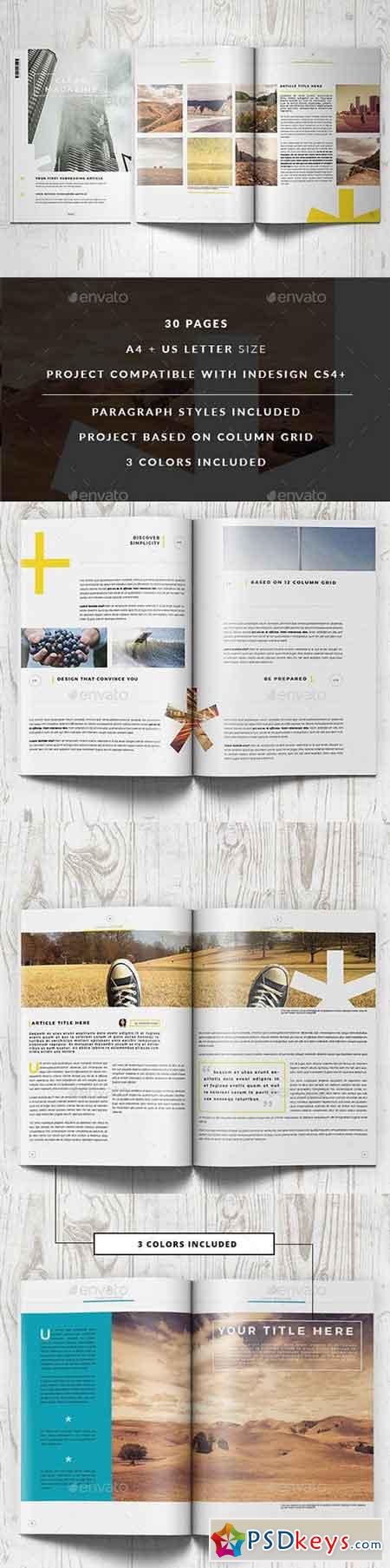 Clean Magazine Template 11422937