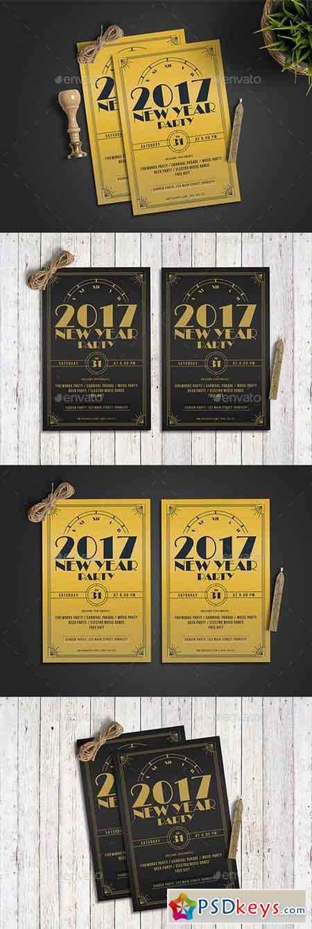 Classic Golden New Year 19149730
