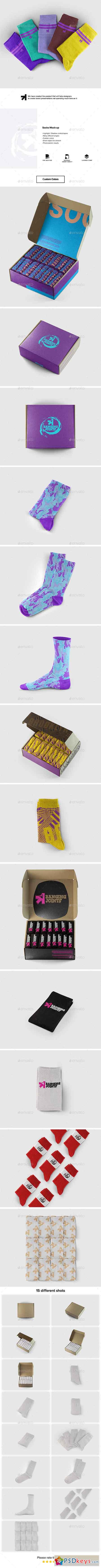 Socks Set Mockup 19819378