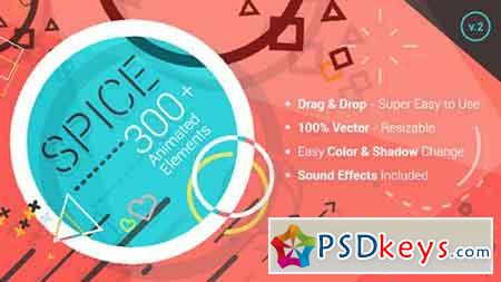 SPICE - 300+ Animated Elements 10906735 - After Effects Projects