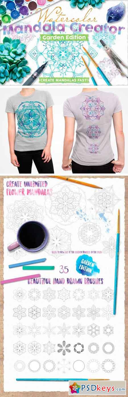 Watercolor Mandala Creator Kit V1.0 1396470