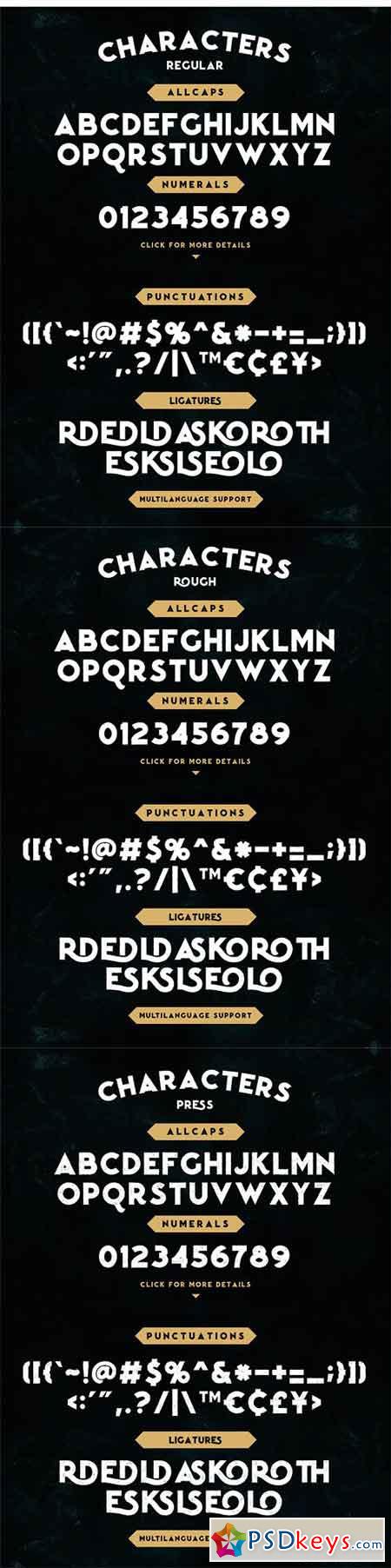 Birdfield Typeface 1434193
