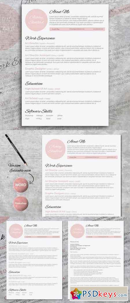 Beautiful Resume Design 352280