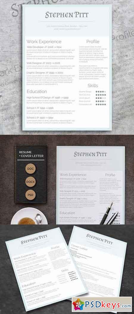 Word Resume with Cover Letter 290804
