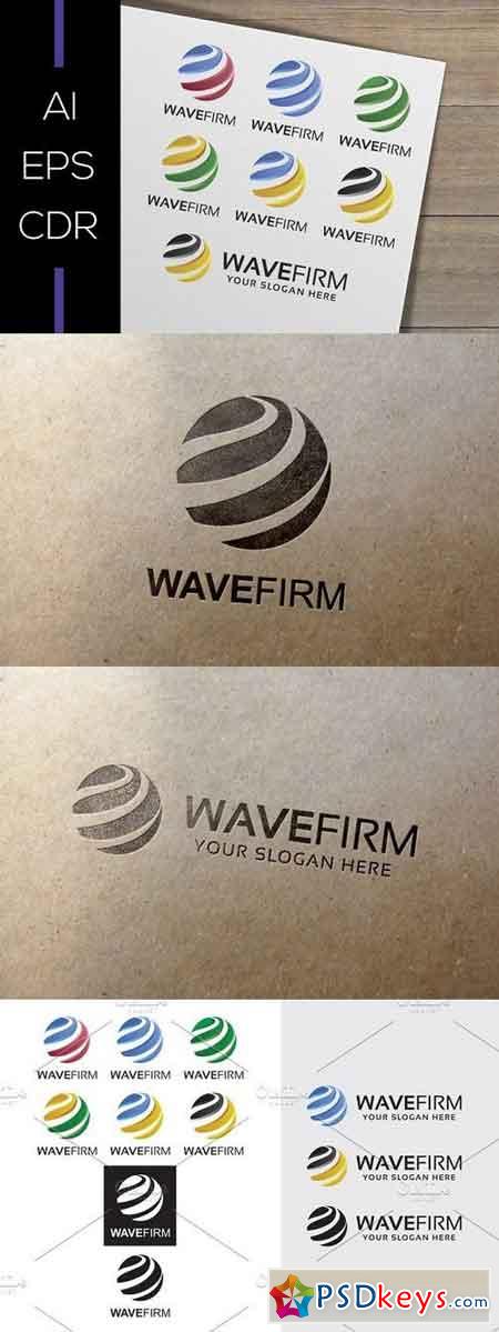 Logo Wave company 1193240
