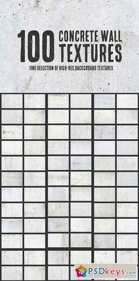 100 Concrete Wall Textures Bundle 1373002