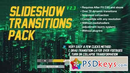 Slideshow Transitions Pack 17811440 (With 21 February 17 Update) - After Effects Projects