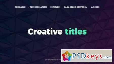 The Creative Titles 19872344 - After Effects Projects