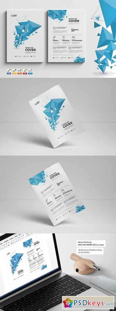 Abstract Modern Flyer 1448651