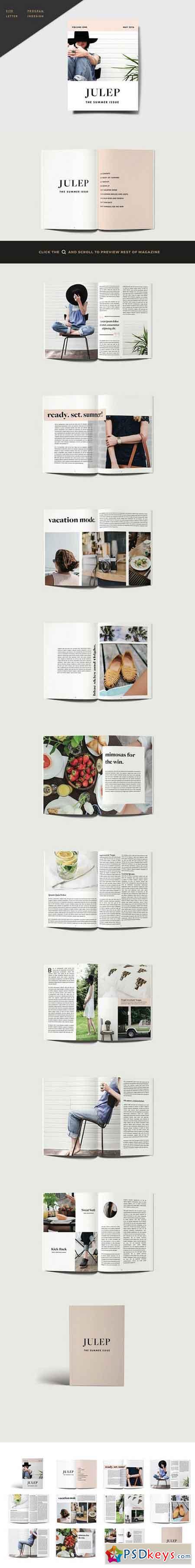 Magazine Template - Julep 1438443